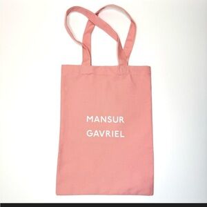 Mansur Gabriel pink tote